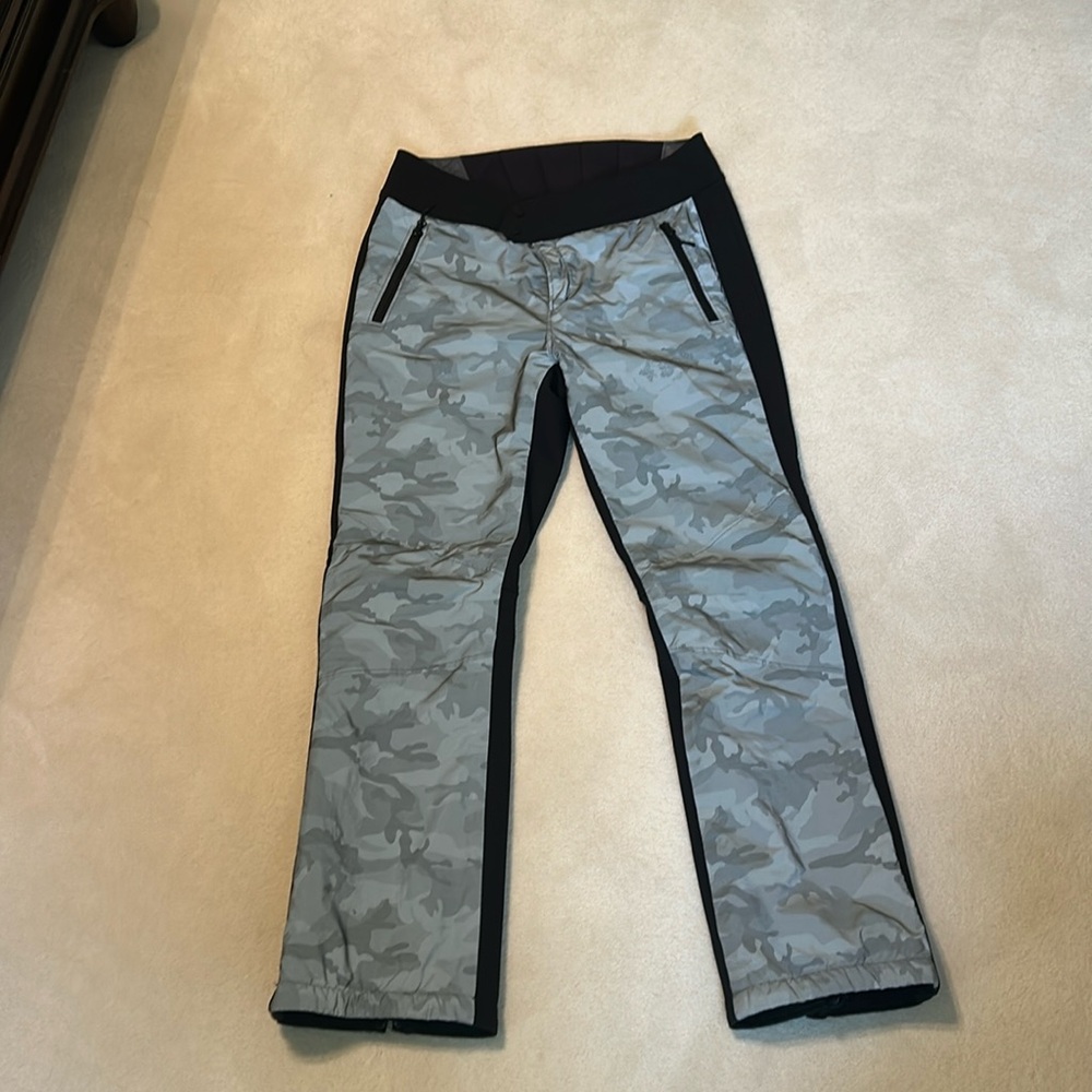 Bogner Fire and Ice snow pants reflective gray camo 12/L